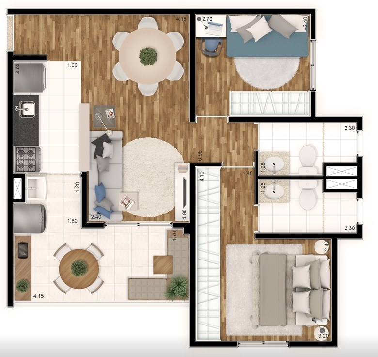 You Brooklin, apartamentos na Rua das Margaridas, 281 - Brooklin